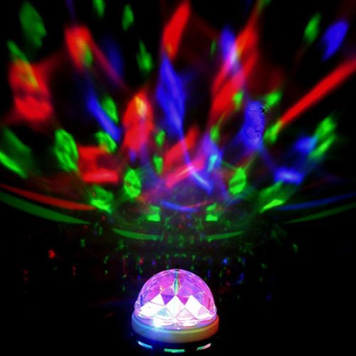 NexScene XL-14S Sound Control RGB Crystal Ball Effect Light E27 LED Rotating Stage Lighting For Disco DJ Party
