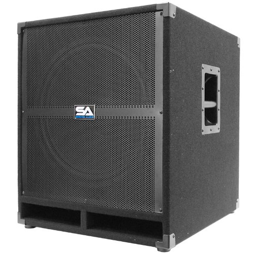 Seismic Audio Tremor_18-PW - Powered PA 18-Inch Subwoofer Speaker Cabinet