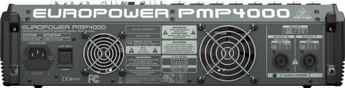 Behringer Europower PMP4000 Powered Mixer - 16 Channels, 1600 Watts with Multi-FX Processor and FBQ Feedback Detection System