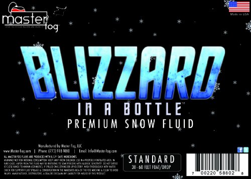 Blizzard in a Bottle - Snow Machine Fluid - 4 Gallon Case (Standard)