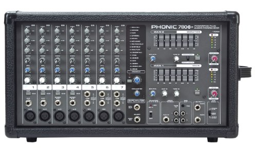Phonic Powerpod 780 Plus 1200W 7-Channel Powered Mixer with DFX