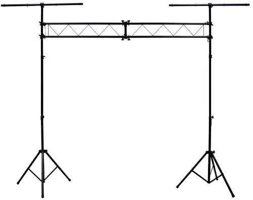 ASC Pro Audio Mobile DJ Light Stand 10 Foot Length Portable Truss Lighting System with T-Bar