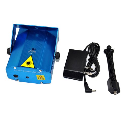 Protable Mini Stage Lighting Projector LED Strobe Flash Light DJ Party Christmas Effect Light