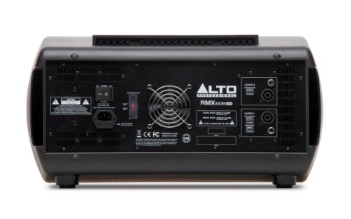 Alto Professional RMX1008 DFX, Cabinet-Style 8 Channel Mixer w/ 24-BIT DSP FX, Graphic EQ, Dual Feedback Terminator and 2x500W Digital Power