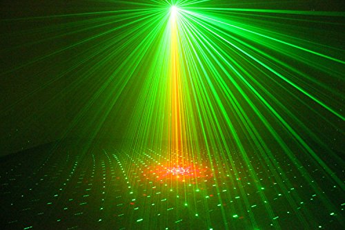 Generic 3 Lens 40 Patterns RG Laser BLUE LED Stage Lighting DJ Show Light Green Red