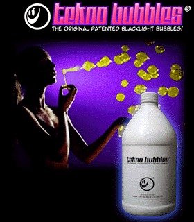 Tekno Bubbles - Gold UV Blacklight Reactive - Half Gallon - 64 Ounces