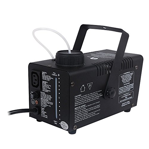 1byone Fog Machines Mini 400 Watt 2000CFM 2 Meters Output Distance 500ml Tank Capacity with Wired Control Fog Machine