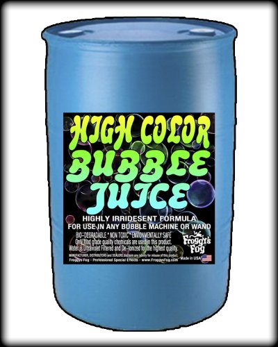 55 Gal - HIGH COLOR Bubble Juice Fluid - Vibrant Iridedcence