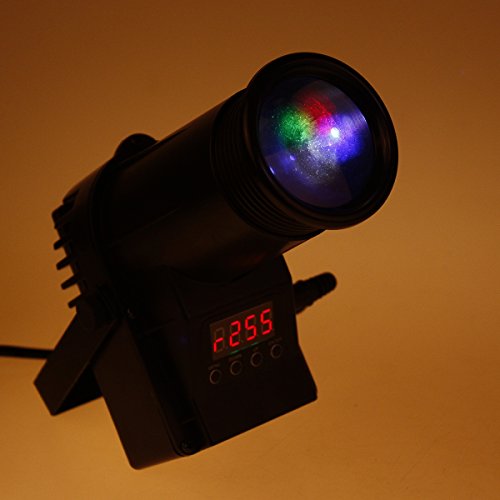TOTMC® DMX512 Mini LED Pinspot Light RGBW For Stage party KTV DJ