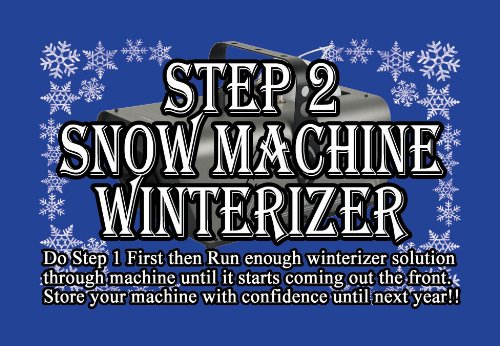 Universal Snow Machine Cleaner and Winterizer Kit