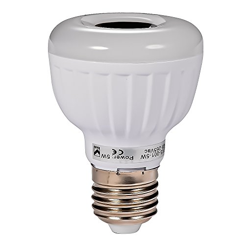 Mudder® E27 5W PIR Infrared Motion Detection Sensor & Light Sensor LED High Performance Energy Saving Warm White Light Bulb
