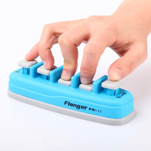 Kingzer Blue Piano Finger Exerciser Keyboard Training Professional Assistant Tool
