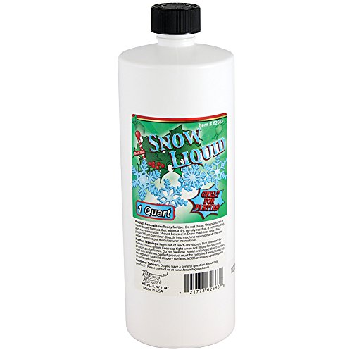 Indoor No-mess Non-toxic Snow Machine Liquid one quart (32 oz.) bottle - US Made