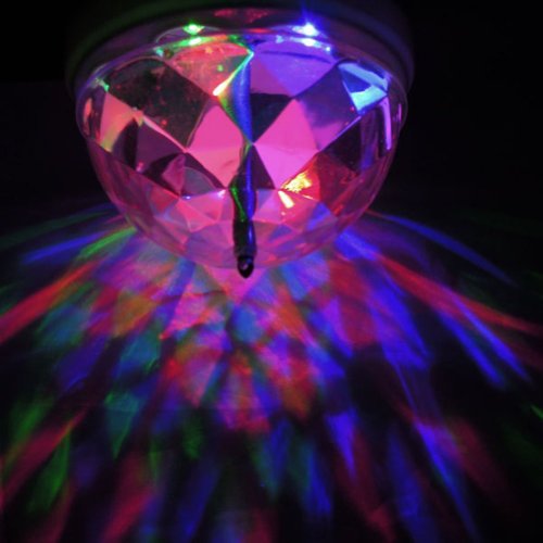 NexScene XL-14S Sound Control RGB Crystal Ball Effect Light E27 LED Rotating Stage Lighting For Disco DJ Party