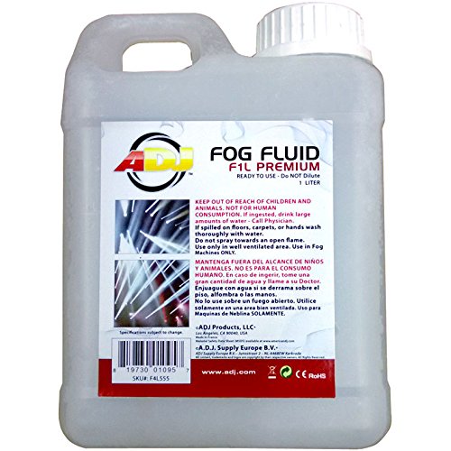 ADJ Products F1L PREMIUM Water Based Fog Liquid, 1-Liter