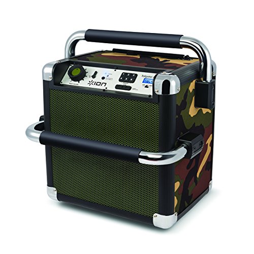 Ion Audio Tailgater Active CAMO Heavy-Duty Wireless Sound System, Camo