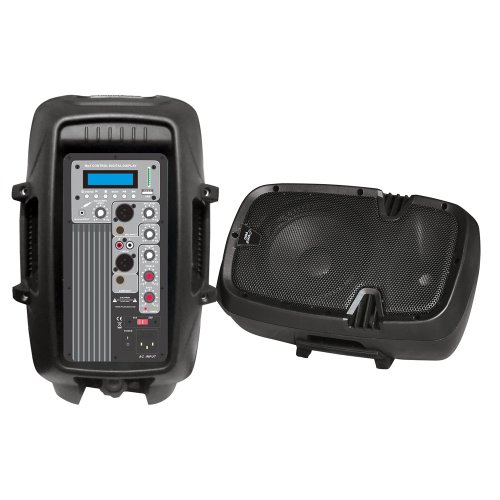 PYLE-PRO PPHP103MU 10-Inch 600 Watt Powered Two-Way PA Speaker with MP3/USB/SD Playback