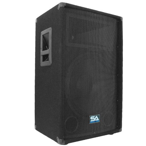 Seismic Audio - Pair of 15" PA DJ Speakers 700 Watts PRO Audio - Mains, Monitors, Bands, Karaoke, Churches, Weddings