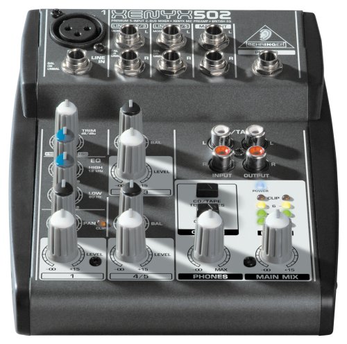Behringer XENYX502 5-Channel Mixer