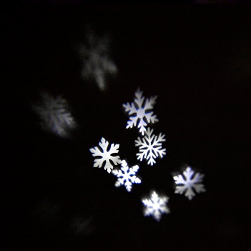 Mini LED Stage Light Projector with Animated Snowflakes