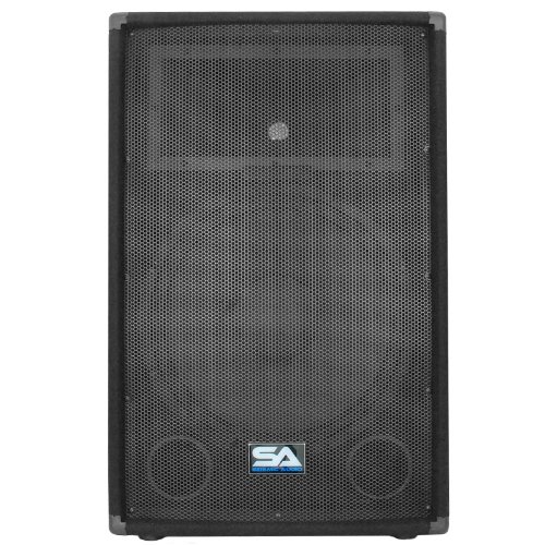 Seismic Audio - Pair of 15" PA DJ Speakers 700 Watts PRO Audio - Mains, Monitors, Bands, Karaoke, Churches, Weddings