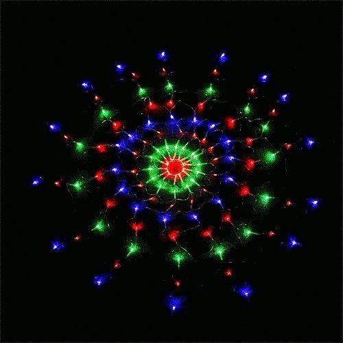 Colorful RGB Net 120 LED Light for Christmas Party Wedding US 110V Ships from CA