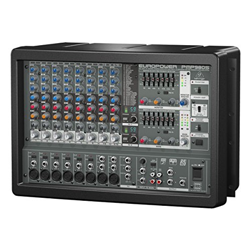 Behringer Europower PMP980S | 900W 10-Channel Powered Mixer Dual Multi FX Processor FBQ Feedback Detection System