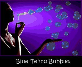 Tekno Bubbles - Blue UV Blacklight Reactive - Half Gallon - 64 Ounce