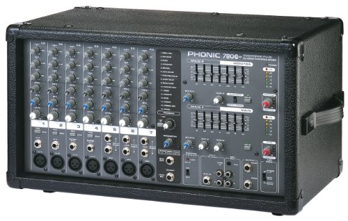 Phonic Powerpod 780 Plus 1200W 7-Channel Powered Mixer with DFX