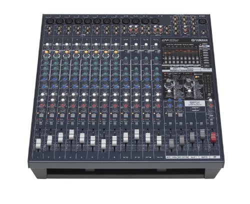 Yamaha EMX5016CF 16 Input Powered Mixer with Dual 500 Watt Power Amplifier