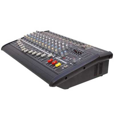 Seismic Audio - LandSlide-12P - 12 Channel DSP Professional Powered Mixer - Power