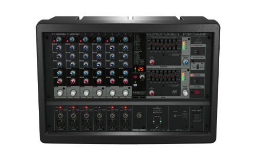 Behringer PMP560M Europower 500-Watt 6-Channel Powered Mixer