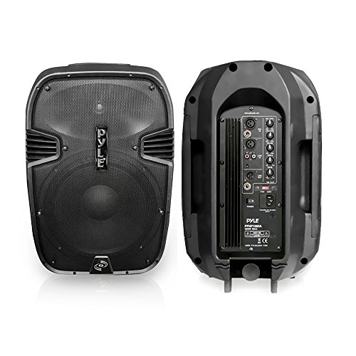 PYLE-PRO PPHP1085A 600 Watts 10-Inch Powered 2 Way Plastic Molded Speaker System