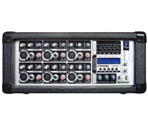 Pyle PMX602M 6 Channel 600 Watts Powered Mixer w/ MP3