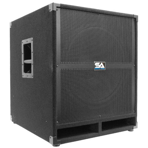 Seismic Audio Tremor_18-PW - Powered PA 18-Inch Subwoofer Speaker Cabinet