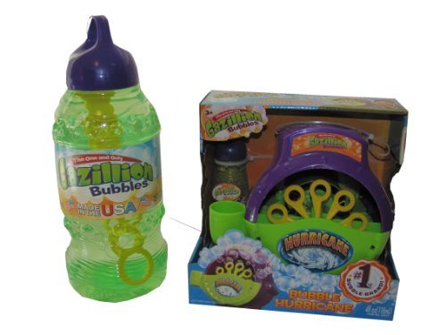 Gazillion Bubbles Bubble Hurricane Machine & 67.6 Oz of Gazillion Bubbles Solution