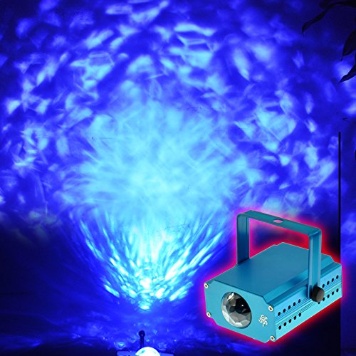 TSSS XL57 Xl57 3-Watt Led Stage Blue Water Wave Effect Rapple Projector