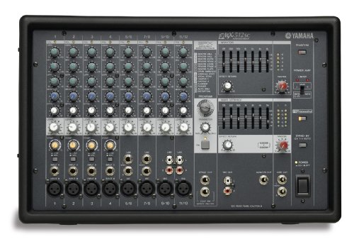Yamaha EMX512SC 8 Input Powered Mixer with Dual 500 Watt Amplifier