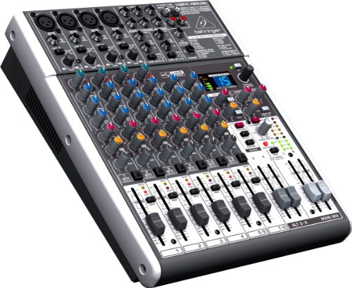 Behringer XENYX X1204USB | Premium 12-Input 2/2-Bus Mixer with XENYX Mic Preamps and USB/Audio Interface