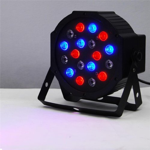 I3C One Pair 18 x 3W RGB PAR64 DMX LED Party Stage Effect Light