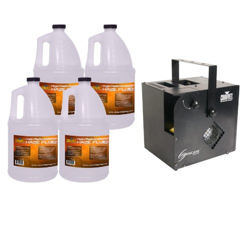 CHAUVET Hurricane Haze 2D Water-Based DJ Haze/Smoke/Fog Machine w/Remote + Fluid