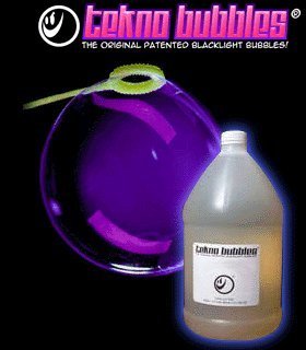 Tekno Bubbles - Blue UV Blacklight Reactive - 1 Gallon - 128 Ounces