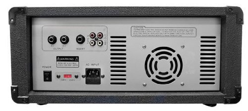 NEW 8 Channel 800 W Powered Audio Mixer w USB 2.0 Terminal & MP3 LCD Display
