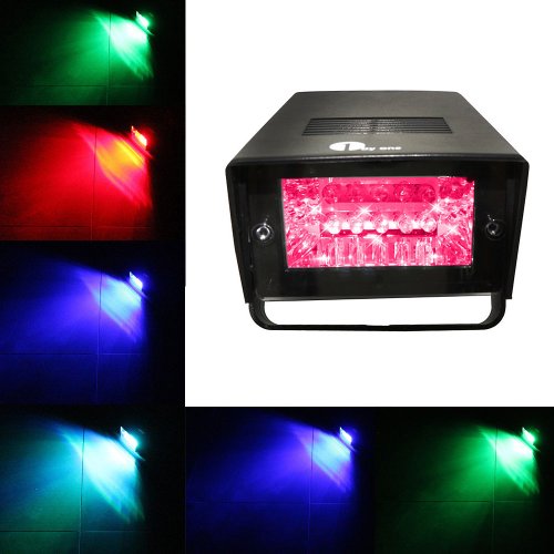 1byone Type QS-0088 Mini Colorful Flashing LED Light, Flashing Lamps Lights, Apply Lighting For DJ Disco House Party Hotel Stage Office Camping Field Etc, Lighting For Halloween And Christmas