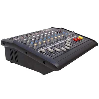 Seismic Audio - LandSlide-8P - 8 Channel DSP Professional Powered Mixer - Power