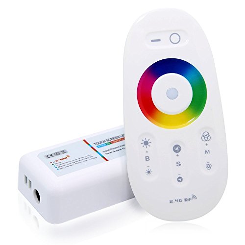 TOPCHANCES 2.4G Wireless RGB WiFi LED Strip Controller for iOS iPhone Android Smartphone Tablet-White