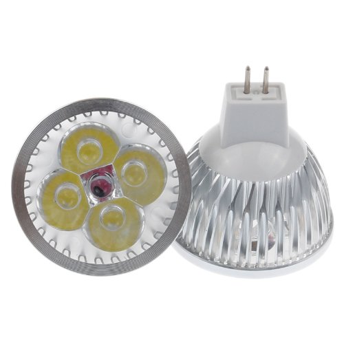 Lemonbest® 4W MR16 LED Spotlight Bulb 12V, 35 Watt Haogen Replacement, Cool White