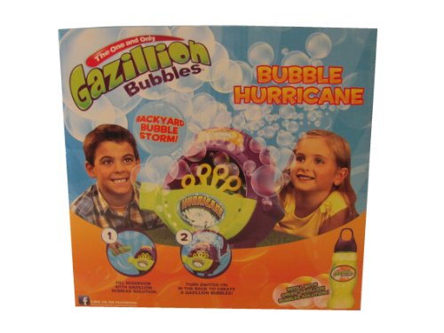 Gazillion Bubbles Bubble Hurricane Machine & 67.6 Oz of Gazillion Bubbles Solution