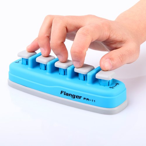Kingzer Blue Piano Finger Exerciser Keyboard Training Professional Assistant Tool