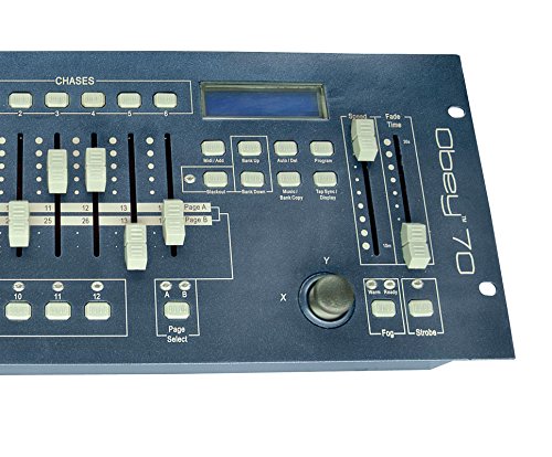 CHAUVET OBEY70 LED Universal DMX-512 Light/Fog Controller + w/ 10' & 25' Cables